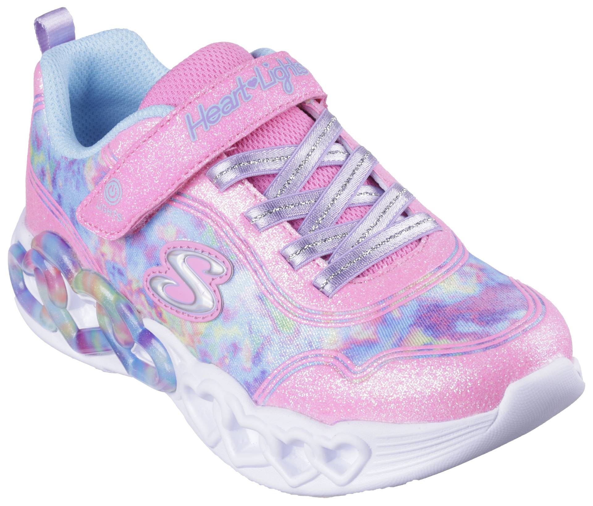 Skechers Kids Slip-On Sneaker "INFINITE HEART LIGHTS, Blinkschuh", mit leuchtender Laufsohle von SKECHERS Kids