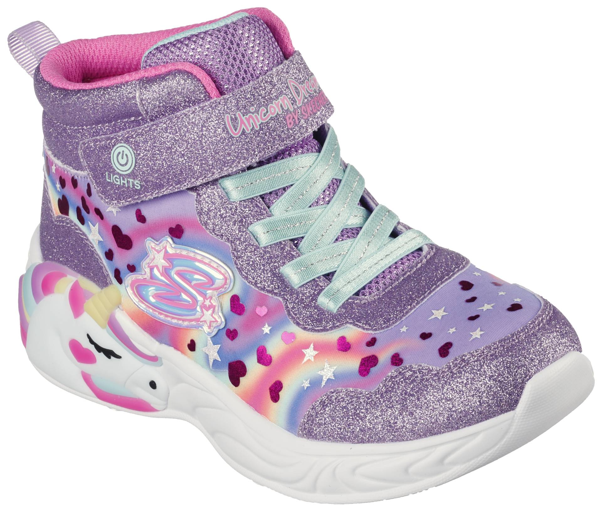 Skechers Kids Sneaker "UNICORN DREAMS", mit Blinkfunktion zum Ein- und Ausschalten, Freizeitschuh, Halbschuh von SKECHERS Kids