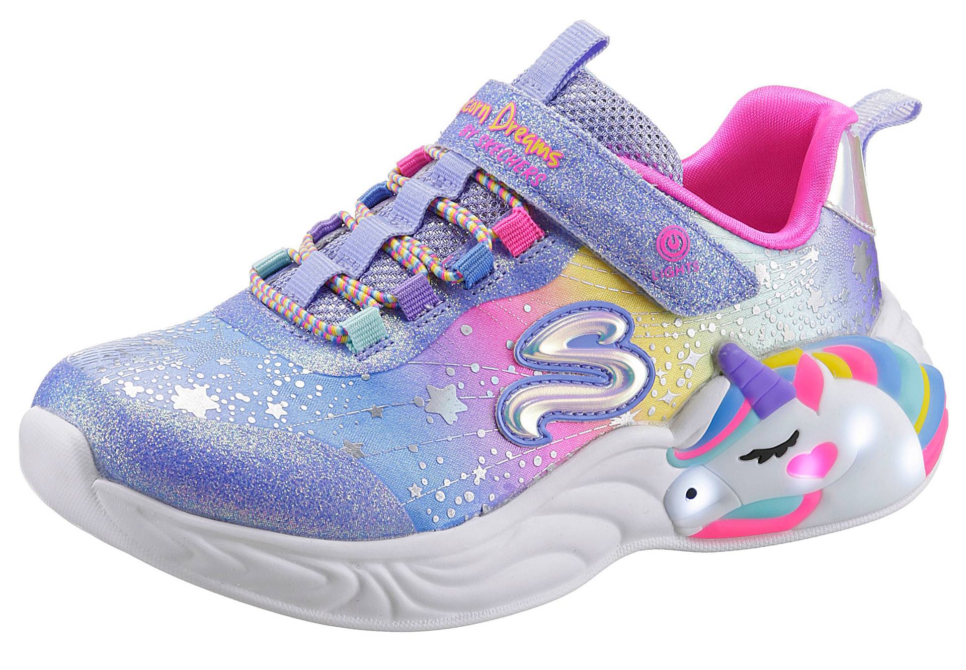 Skechers Kids Sneaker "UNICORN DREAMS-", mit gepolsterter Innensohle, Freizeitschuh, Halbschuh, Schnürschuh von SKECHERS Kids