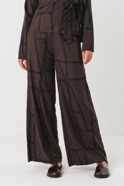 SKFK Palazzohose Ekieta - Kintsugi Brown von SKFK