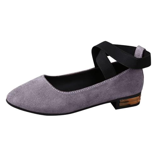 Dirndl Schuhe - Damen Bequem Trachtenschuhe Oktoberfest Trachtenstiefel High Heels Pumps Mit Absatz Stöckelschuhe Absatzschuhe 003c Grau, 39/EU von SKFLABOOF