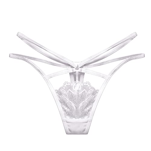 SKFLABOOF Brazilian Slip Damen Dessous Damen Transparent Tanga Damen Sexy Spitze String Bikini Schlüpfer Damen 10Er Pack Erotische Unterwäsche Damen Sexy Strings Damen Seamless String Damen von SKFLABOOF