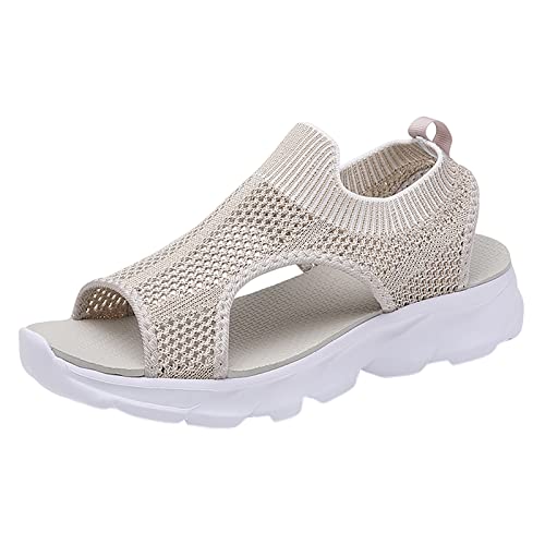 SKFLABOOF Damen Schuhe Sommerschuhe Weiß Bequem Schuhe Weiß Sandalen Bequem Orthopädische Sandaletten Ortopädicheschuhe Manela Sommersandaletten Gesundheitsschuhe von SKFLABOOF