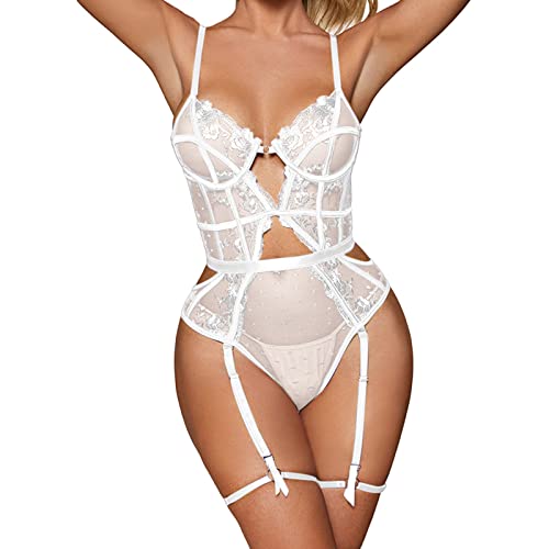 SKFLABOOF Dessous Damen Sexy Unterwäsche, Dessous Damen Sexy Reizwäsche Sexy Underwear for Women Bikini Bunt Sexy Schuhe Latex Kleid Frau Sexy Sexy Kleid Damen Erotisch von SKFLABOOF