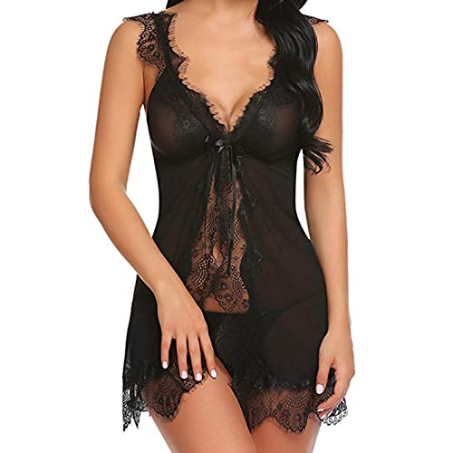 SKFLABOOF Dessous Damen Sexy Unterwäsche Nachtwäsche Sexy Frau Damen-Reizwäsche Sexy Unzerwäsche Sexy Damen Outfit Erotik Dessous Leder Harness Damen Body Slip Ouvert von SKFLABOOF