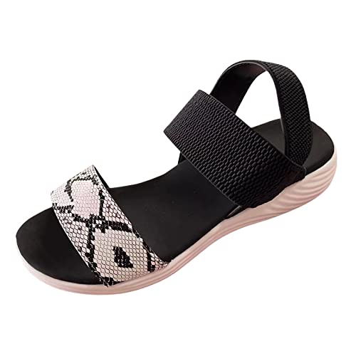 SKFLABOOF Flach Sandalen Damen Sommer Bequem Damenschuhe Bequeme Breite Füße Sommersandaletten Tessa Schuhe Bequem Sale Sommerschuhe Ortopädicheschuhe Hallux Avena Pantoletten Sneaker von SKFLABOOF