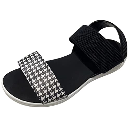 SKFLABOOF Flach Sandalen Damen Sommer Bequem Damenschuhe Bequeme Breite Füße Sommersandaletten Tessa Schuhe Bequem Sale Sommerschuhe Ortopädicheschuhe Hallux Avena Pantoletten Sneaker von SKFLABOOF