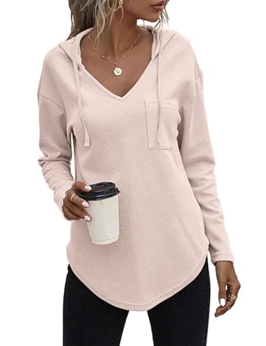 SKFLABOOF Kapuzenpullover Damen Hoodie Pullover Sweatshirt Langarm Tops Casual Oberteile M-3XL von SKFLABOOF