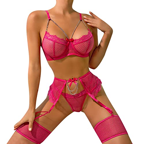 SKFLABOOF Sexy Dessous Damen Für Sex Dessous Damen Sexy Unterwäsche Cosplay Sexy Damen Body Durchsichtig Sexy Dessouse Damen Dessous Reizwäsche Dessous Body Wetlook Dessous Frauen von SKFLABOOF