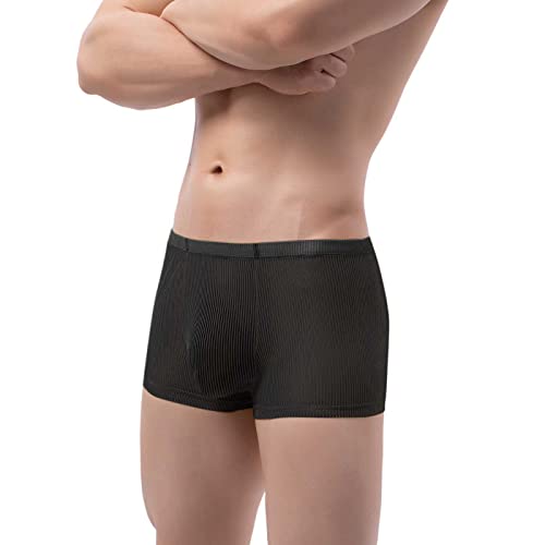 SKFLABOOF Sexy Unterwäsche Für Mann Boxershorts Herren Lang Männer Unterhosen Männertanga Herren String Tanga Sexy Unterwäsche Für Mann Erotisch Dessous Männer Latex Hose von SKFLABOOF