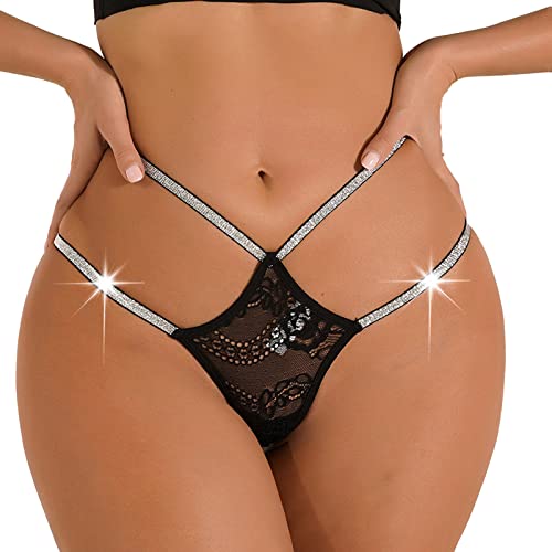 SKFLABOOF Slips Damen Tangas Damen Damen Unterwäsche Sexy Erotisch Damen Unterhosen 10Er Pack Männer String Shape Slip Höschen Mit Offenem Schritt String Baumwolle Damen von SKFLABOOF