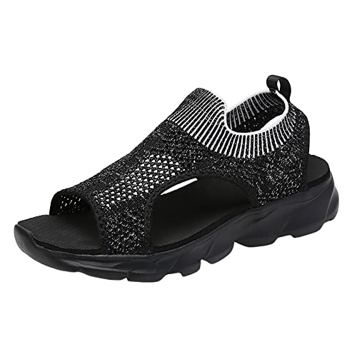 SKFLABOOF Sommerschuhe Damen Sommerschuhe Orthopädische Breite Füße Sandaletten Orthopädische Ortopädicheschuhe Breite Füße Elegant Sandalen Damensandalen Orthoback Gesundheitsschuhe Sportsandalen von SKFLABOOF