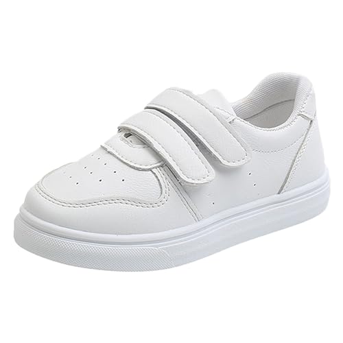 SKFLABOOF Sportschuhe Kinder Hallenschuhe Mädchen Sommerschuhe Laufschuhe Tennisschuhe Wanderschuhe Turnschuhe Trekkingschuhe Kinderschuhe Outdoor Jungen Outdoorschuhe Weiß 28/EU von SKFLABOOF