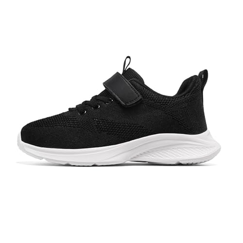 Sportschuhe Kinder Outdoor Turnschuhe Jungen Tennisschuhe Hallenschuhe Mädchen Wanderschuhe Trekkingschuhe Laufschuhe Kinderschuhe Sommerschuhe Outdoorschuhe Schwarz 31/EU von SKFLABOOF