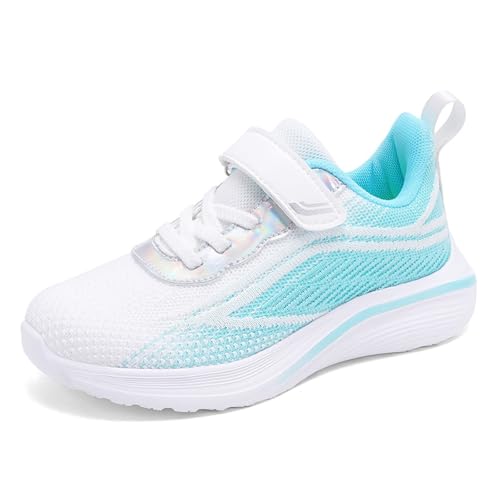 SKFLABOOF Sportschuhe Kinder Outdoor Turnschuhe Jungen Wanderschuhe Mädchen Tennisschuhe Hallenschuhe Trekkingschuhe Laufschuhe Sommerschuhe Kinderschuhe Outdoorschuhe Weiß 34/EU von SKFLABOOF