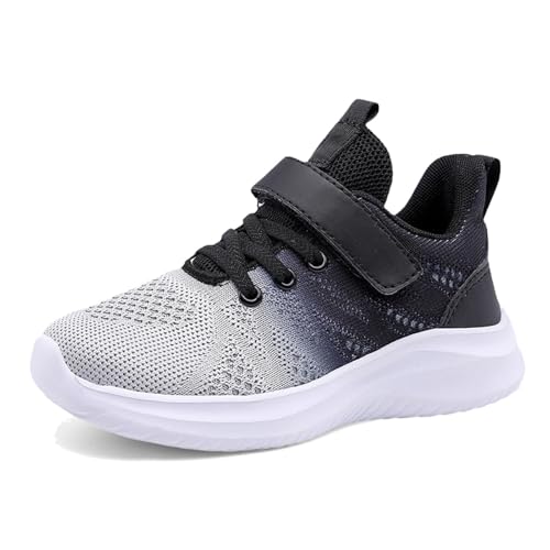 Sportschuhe Kinder Turnschuhe Mädchen Sommerschuhe Trekkingschuhe Hallenschuhe Tennisschuhe Wanderschuhe Jungen Outdoor Kinderschuhe Laufschuhe Outdoorschuhe Schwarz 36/EU von SKFLABOOF
