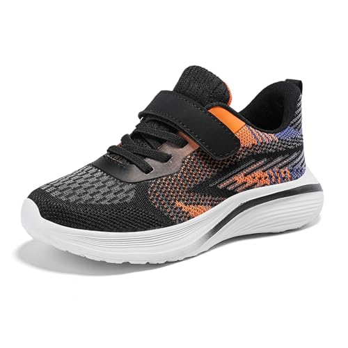 Sportschuhe Kinder Turnschuhe Mädchen Sommerschuhe Wanderschuhe Hallenschuhe Trekkingschuhe Tennisschuhe Jungen Kinderschuhe Outdoor Laufschuhe Outdoorschuhe Schwarz 31/EU von SKFLABOOF