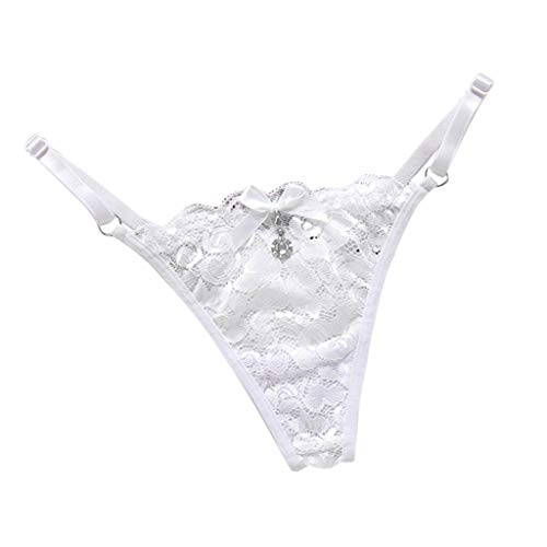 SKFLABOOF String Tanga Damen Spitze Slip Damen Spitze Dessouse+Sexy Dessous Damen Tanga Set Damen Unterwäsche Baumwolle Brazilian Slip Damen Spitze Hipster Baumwolle Damen Slip Damen 10Er Pack von SKFLABOOF