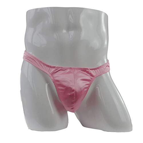 SKFLABOOF String Tanga Herren Sissy Dessous Männer Unterhose Herren Badestring Männer PVC Slip Sexy Unterwäsche Weiss Unterhosen Männer XXL Unterhosen Männer Weiß von SKFLABOOF