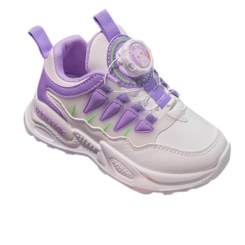 Turnschuhe Mädchen Hallenschuhe Outdoor Jungen Tennisschuhe Kinder Sportschuhe Trekkingschuhe Wanderschuhe Laufschuhe Kinderschuhe Sommerschuhe Outdoorschuhe Lila 36/EU von SKFLABOOF
