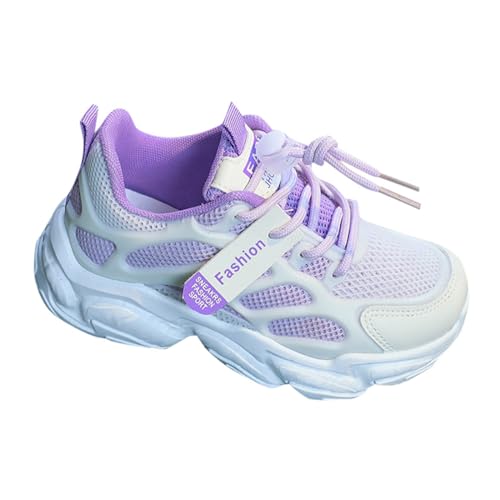 Turnschuhe Mädchen Hallenschuhe Outdoor Jungen Wanderschuhe Kinder Sportschuhe Trekkingschuhe Tennisschuhe Kinderschuhe Sommerschuhe Laufschuhe Outdoorschuhe Lila 26/EU von SKFLABOOF