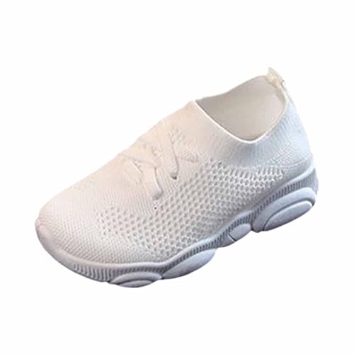 SKFLABOOF Turnschuhe Mädchen Hallenschuhe Sommerschuhe Laufschuhe Kinder Tennisschuhe Sportschuhe Trekkingschuhe Wanderschuhe Jungen Kinderschuhe Outdoor Outdoorschuhe Weiß 28/EU von SKFLABOOF