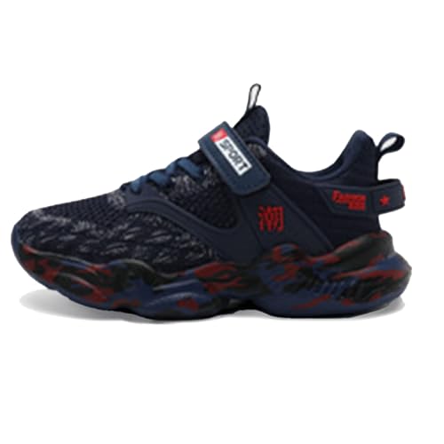 Turnschuhe Mädchen Sommerschuhe Jungen Tennisschuhe Kinder Hallenschuhe Wanderschuhe Sportschuhe Trekkingschuhe Outdoor Kinderschuhe Laufschuhe Outdoorschuhe Dunkelblau 33/EU von SKFLABOOF
