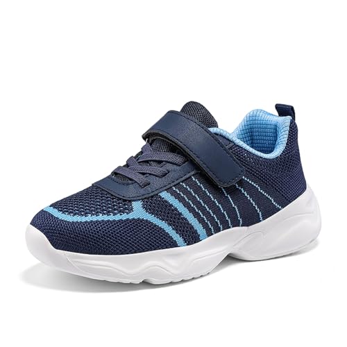 Turnschuhe Mädchen Sportschuhe Kinder Outdoor Jungen Tennisschuhe Hallenschuhe Trekkingschuhe Wanderschuhe Laufschuhe Sommerschuhe Kinderschuhe Outdoorschuhe Marine 39/EU von SKFLABOOF