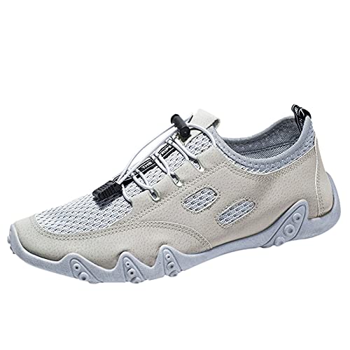 Sneaker & Sportschuhe Für Damen Weiss Elegante Turnschuhe Barfuss Schuhe Leichtgewichts Atmungsaktiv Laufschuhe Frauen Cushion Flach Walkingschuhe Halbschuhe Für Sporthalle Outdoor Jogging von SKFLABOOF