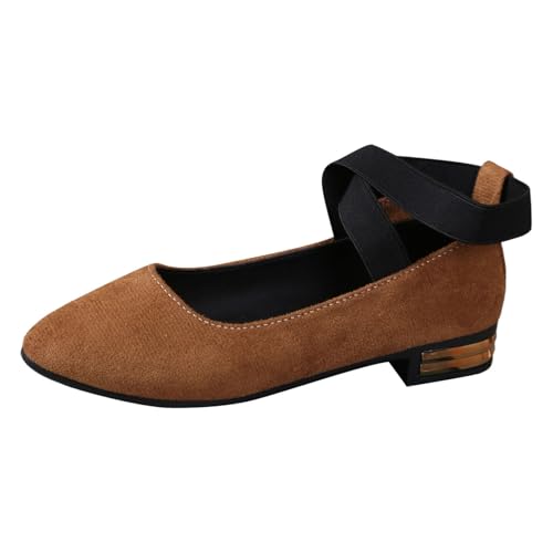 Trachtenschuhe Damen - Oktoberfest Hohe Schuhe Zum Dirndl High Heels Trachtenstiefel Mit Absatz Bequem Stöckelschuhe Pumps Absatzschuhe 001d Braun, 36/EU von SKFLABOOF