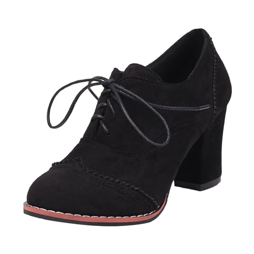 schwarze stiefeletten damen, Stiefel Damen - Winter Western Cowboy Boots Mit Absatz Schuhe Elegant Herbstschuhe Winterboots High Heels Damenstiefeletten 002b Schwarz, 41 EU von SKFLABOOF