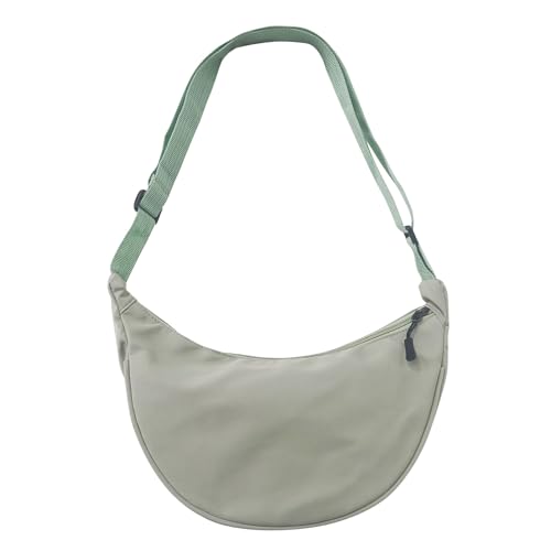 SKHAOVS Dumpling Bag, Damen Halbmond Crossbody Schultertasche, Hobo Crossbody Bag, Casual Crossbody Bag, Nylon Crossbody Bag Mit Schultergurt Einstellbar, für Einkauf Reise Camping von SKHAOVS