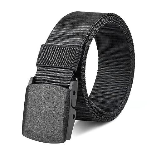 SKHAOVS Nylon Gürtel, Nylon Herren Guertel, Sportarten Wasserdichte Gürtel, Leinwand Web Gürtel, Militär Taktische Stoffgürtel Atmungsaktiv, Unisex Canvas Belt for Outdoor Jeans, Sportarten von SKHAOVS