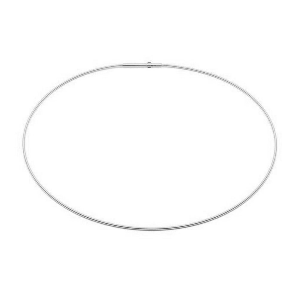 SKIELKA DESIGNSCHMUCK Halsreif Elastic Omegareif in Spitzenqualität - (Sterling Silber 925), hochwertige Goldschmiedearbeit aus Deutschland von SKIELKA DESIGNSCHMUCK