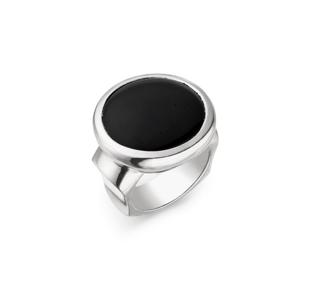 SKIELKA DESIGNSCHMUCK Silberring Onyx Ring 20 mm (Sterling Silber 925) (1-tlg), hochwertige Goldschmiedearbeit aus Deutschland von SKIELKA DESIGNSCHMUCK