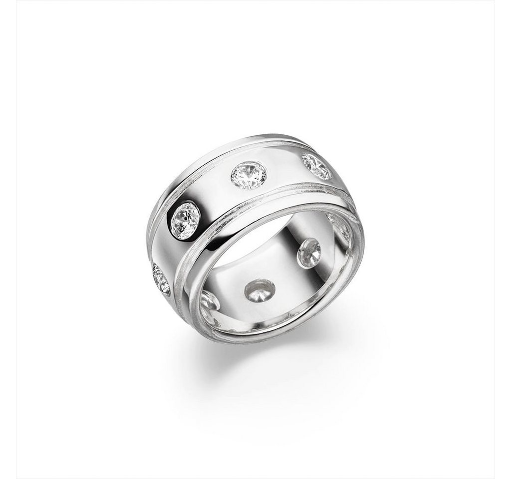 SKIELKA DESIGNSCHMUCK Silberring Silber Ring Around" (Sterling Silber 925), hochwertige Goldschmiedearbeit aus Deutschland" von SKIELKA DESIGNSCHMUCK