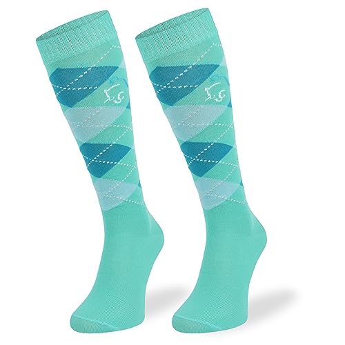 SKIETY Baumwollsocken – Reitsachen – Kniestrümpfe Herren & Damen & Kinder – Damen-kniestrümpfe – Reitsocken Damen & Kinder – Reitsachen Mädchen von SKIETY