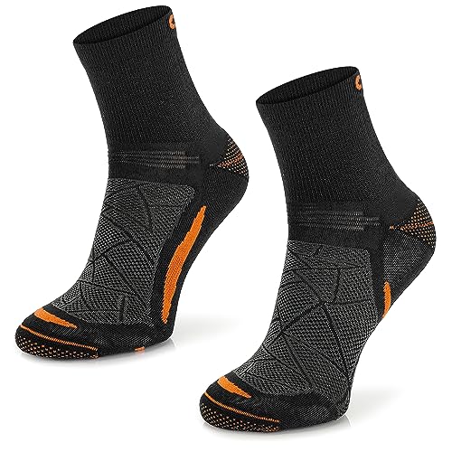 SKIETY Comodo Wandersocken Merino – Merino Socken Damen – Merino Wandersocken – Socken Merinowolle Herren – Wandersocken Sommer – Wandersocken Damen & Herren Merino von SKIETY