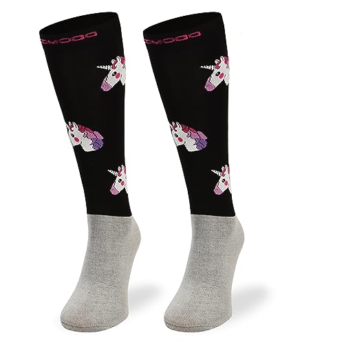 SKIETY Reitsocken aus Mikrofaser – Reitsocken Damen & Kinder – Kniestrümpfe Herren & Damen & Kinder – Damen-kniestrümpfe – Reitsachen Mädchen von SKIETY