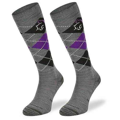 SKIETY Reitsocken aus Wolle – Kniestrümpfe Herren & Damen & Kinder – Damen-kniestrümpfe – Reitsocken Damen & Kinder – Reitsachen Mädchen von SKIETY