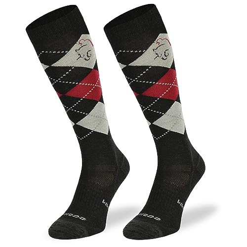 SKIETY Reitsocken aus Wolle – Kniestrümpfe Herren & Damen & Kinder – Damen-kniestrümpfe – Reitsocken Damen & Kinder – Reitsachen Mädchen von SKIETY