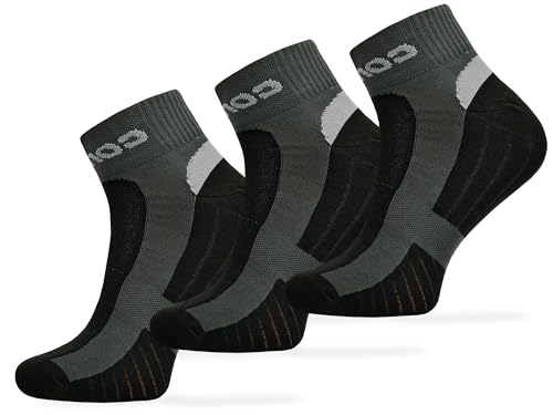 SKIETY Schnelltrocknende Thermoaktive Radsocken STB DryTex - Wandersocken - Bequeme Fahrradsocken - Made In Eu - Thermoaktiv Bergsocken - Schwarz - Größe 43-46 von SKIETY
