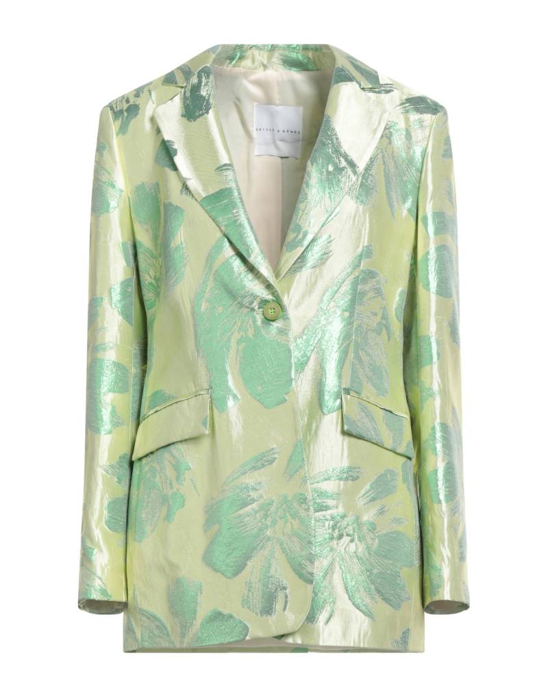 SKILLS & GENES Blazer Damen Säuregrün von SKILLS & GENES