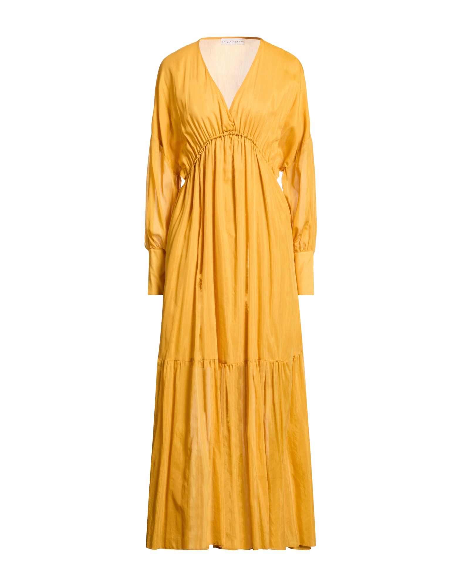 SKILLS & GENES Maxi-kleid Damen Mandarine von SKILLS & GENES