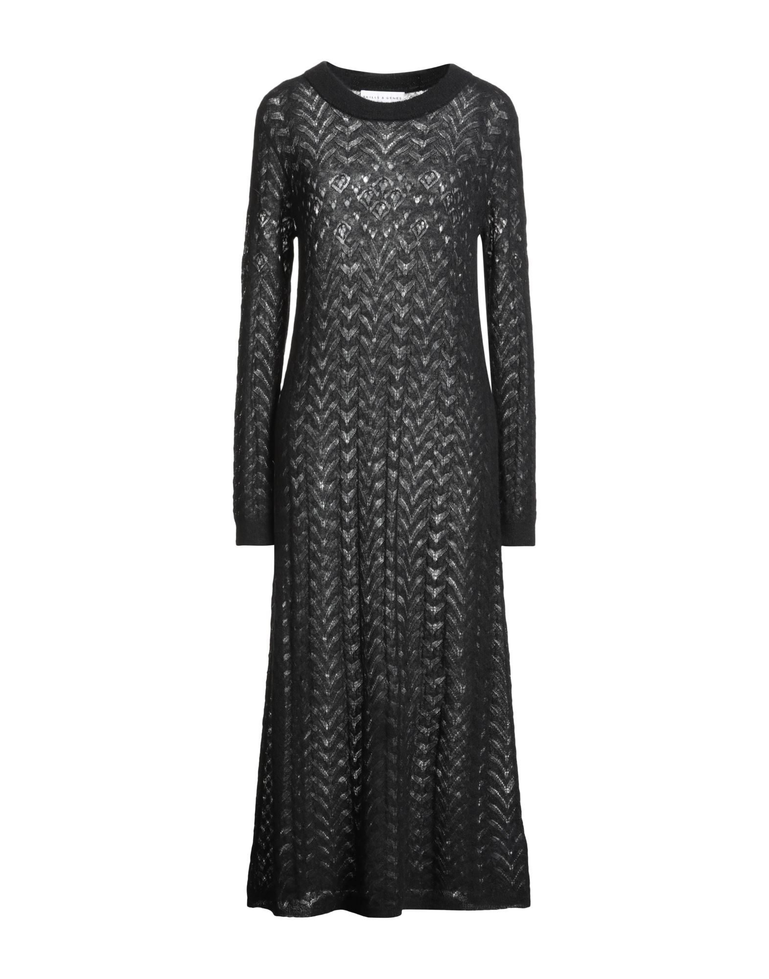 SKILLS & GENES Midi-kleid Damen Schwarz von SKILLS & GENES