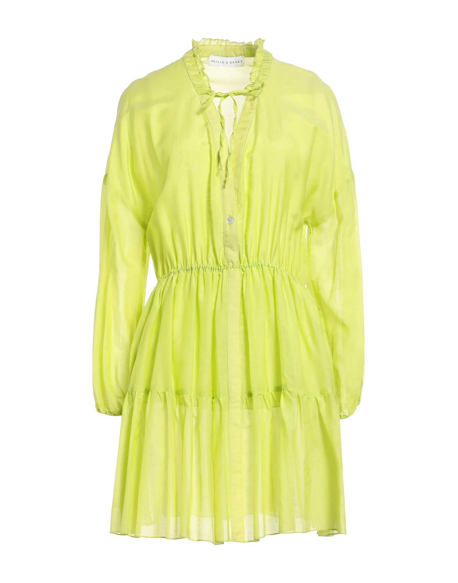 SKILLS & GENES Mini-kleid Damen Limettengrün von SKILLS & GENES