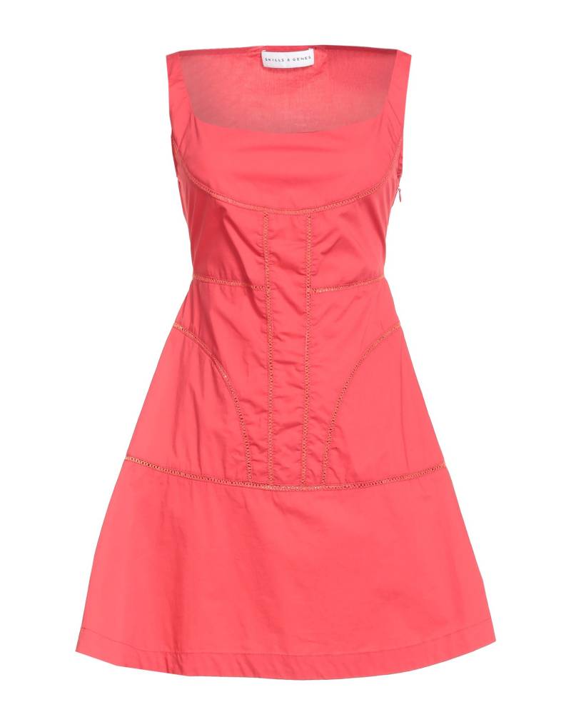 SKILLS & GENES Mini-kleid Damen Tomatenrot von SKILLS & GENES