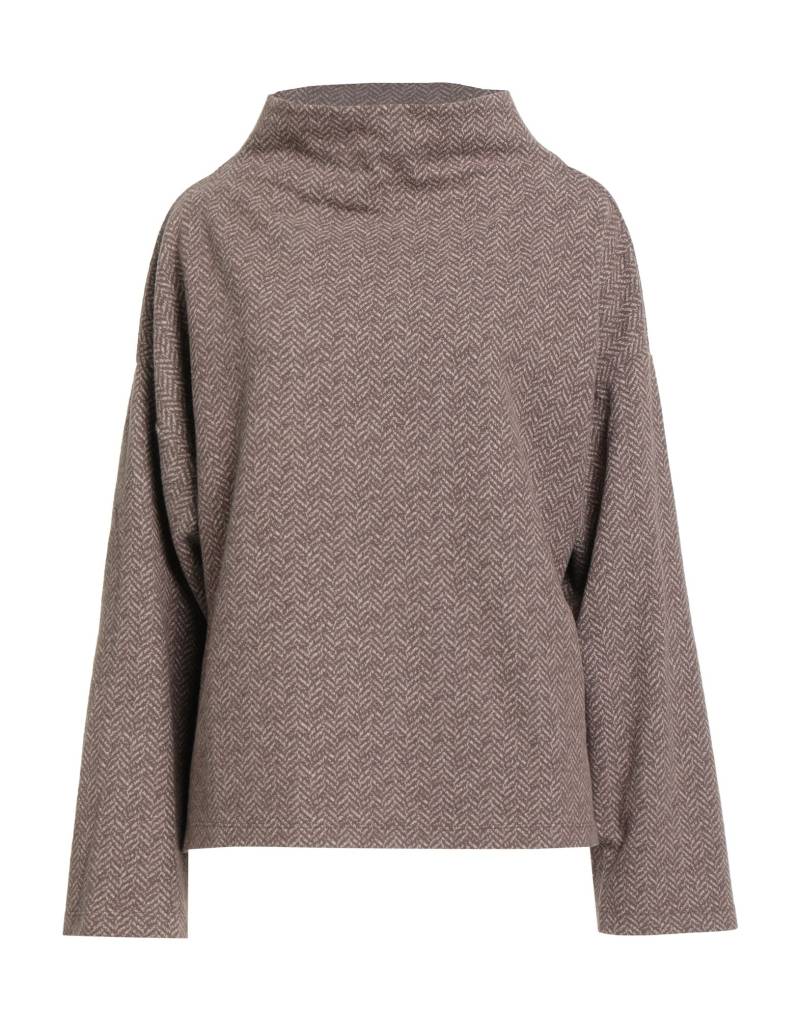 SKILLS & GENES Rollkragenpullover Damen Hellbraun von SKILLS & GENES