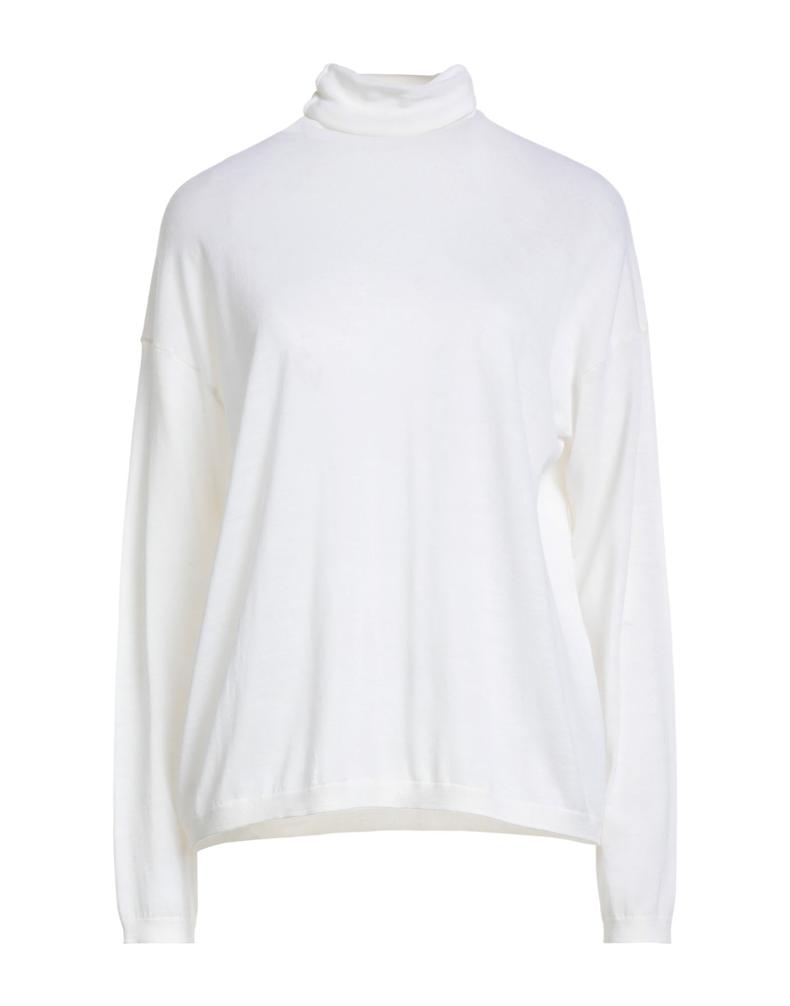 SKILLS & GENES Rollkragenpullover Damen Off white von SKILLS & GENES