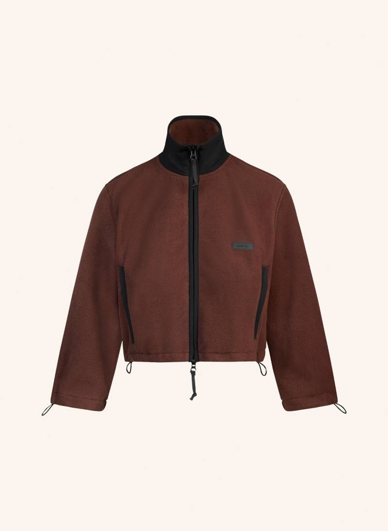 Skims Lounge-Fleecejacke Teddy braun von SKIMS